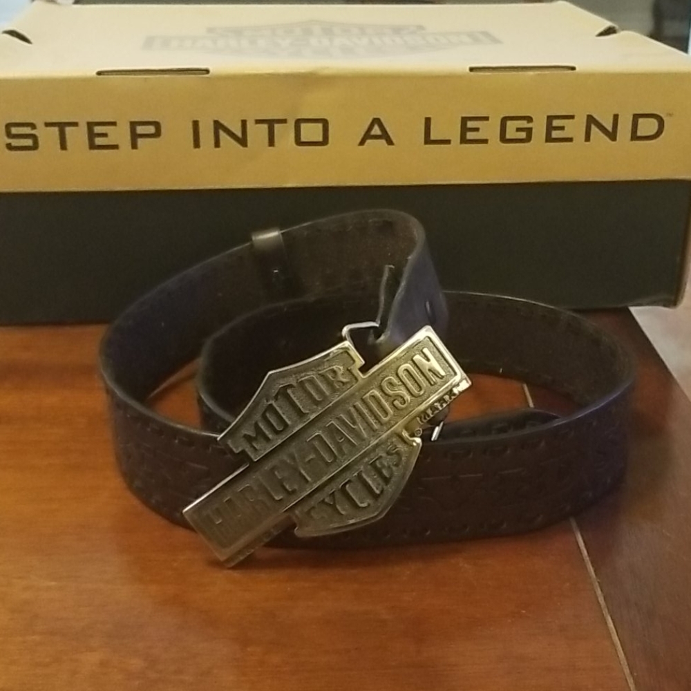 Harley Davidson belt and Buckle